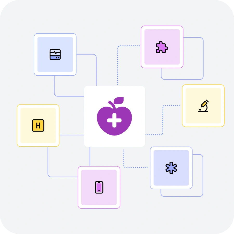 Robot working in a medical office